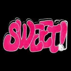 Sweet Graffiti Expressions Belt Buckle – Artistic Urban Style Accessory 1
