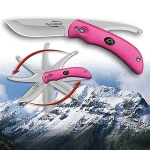 Swingbabe Hunting Knife – Pink Fixed-Blade Field Knife 1