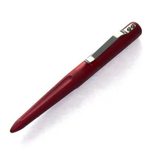 Tactical Defense Pen – Red Anodized Aluminum 1