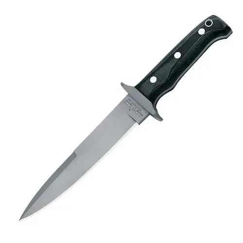 Tactical Fixed-Blade Knife With Micarta Handle 1