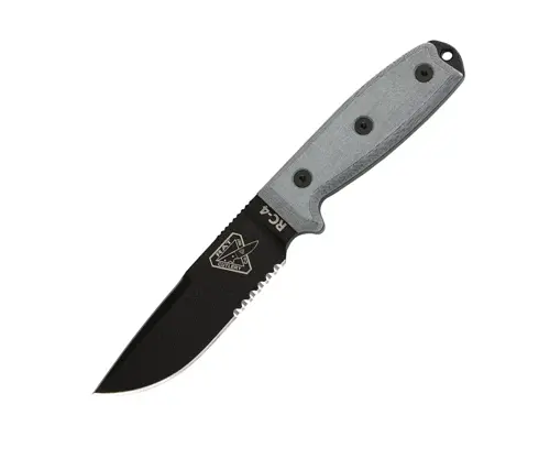 Tactical Folding Knife – Serrated Black Stainless Steel Blade 1