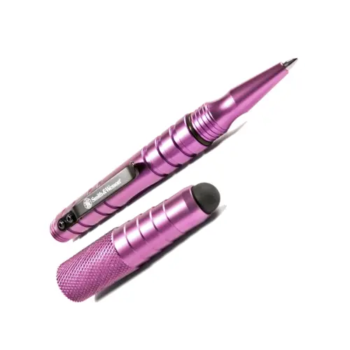 Tactical Stylus Pen With Pink Anodized Aluminum Body 1