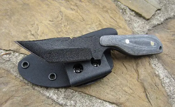 Talon C Tactical Folding Knife – Plain Black G10 Handle 1