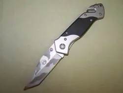 Tanto-Style Urban Rescue Knife – Camouflage Finish 1