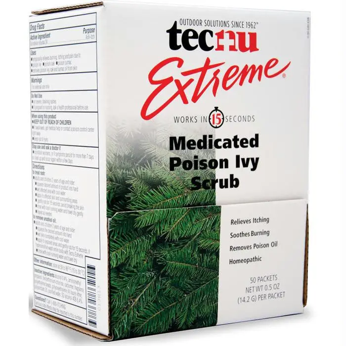 Tecnu Extreme Single-Use Cleansing Scrub Packets 1
