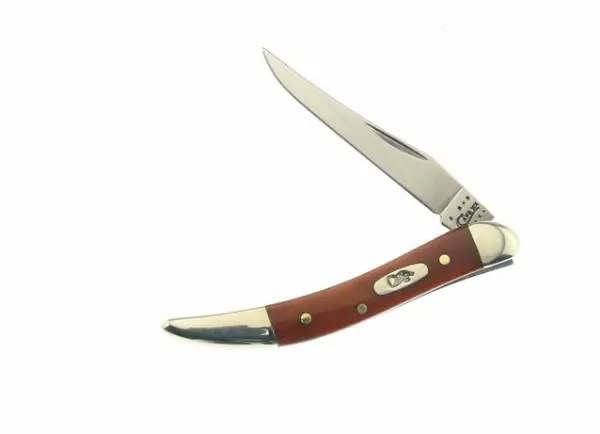 Texas Toothpick Pocket Knife – Small Smooth Chestnut Bone Version 1