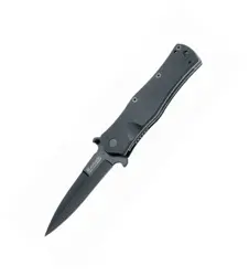 The Agent Liner Lock Knife – Matte Black Finish (Model Ry901) 1