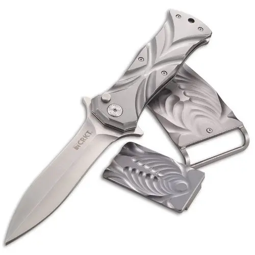 Tighe Dye Multi-Function Tool: Knife, Belt Buckle & Money Clip 1