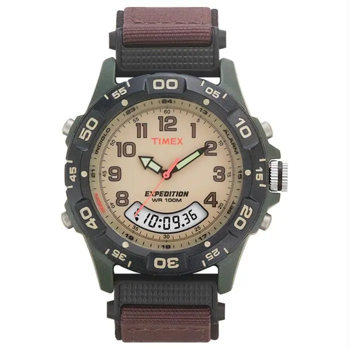Timex Expedition Resin Watch With Green Accents 1