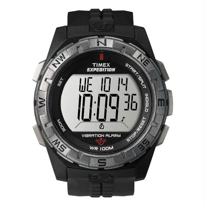 Timex Rugged Outdoor Watch – Vibrating Alarm & Water-Resistant Design 1