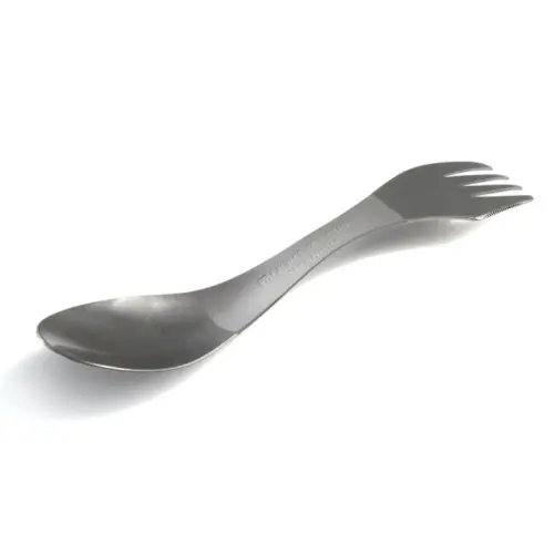 Titanium Spork Utensil – Single-Piece, Blister-Packaged 1