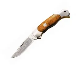 Traditional Lockback Hunter Knife With Rosewood Scales 1