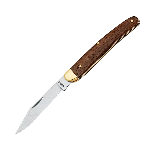 Traditional Pocket Knife With Natural Wood Handle 1