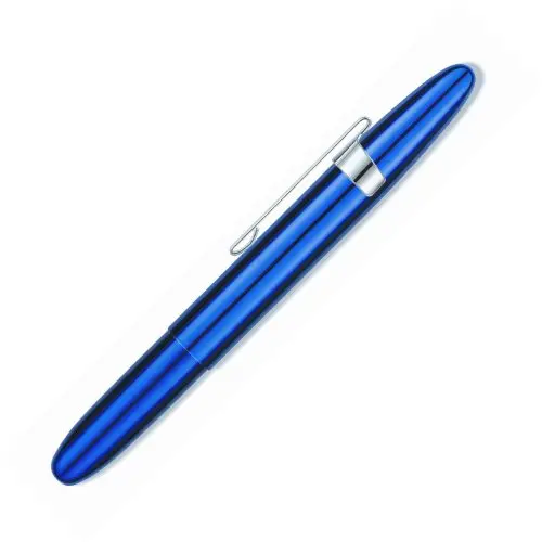Translucent Blueberry-Themed Bullet Pen With Pocket Clip 1