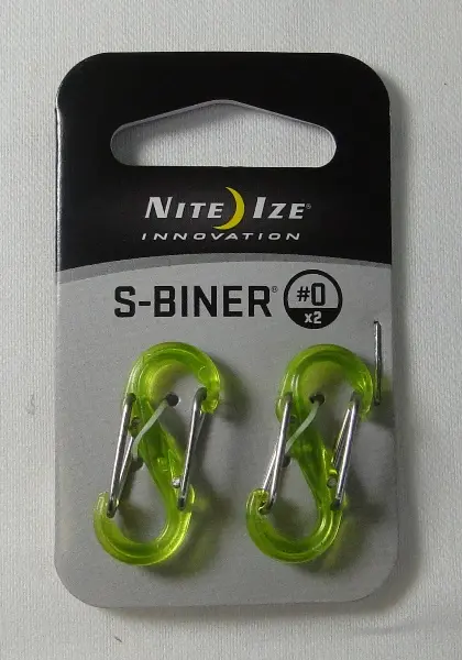 Translucent Lime S-Biner Plastic Multi-Clip – Pack Of 2 1