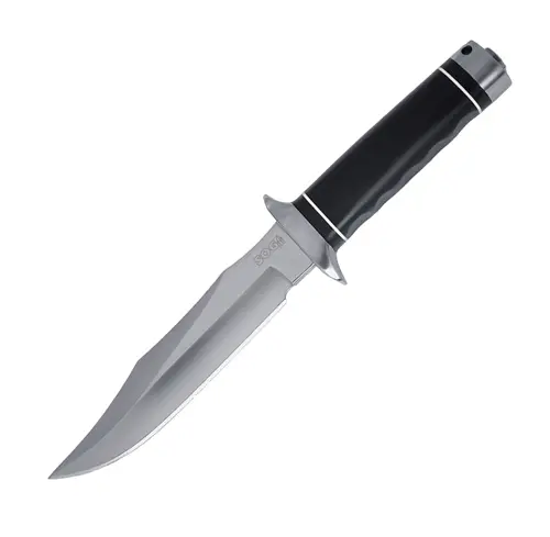 Trident 2.0 Fixed-Blade Tactical Knife With Leather Sheath 1