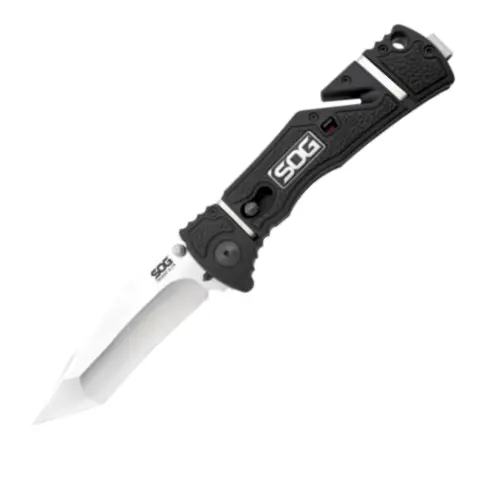 Trident Elite Tactical Folder – Tanto Blade, Satin Finish 1