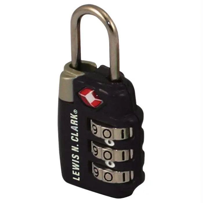 Tsa-Approved Combination Lock Set – 2-Pack, Black 1