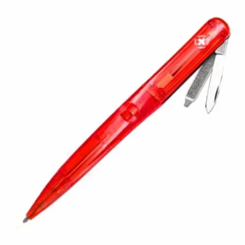 Twister Pen-Knife Combo In Translucent Red 1