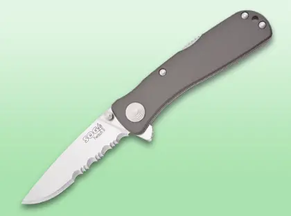 Twitch Ii Folding Knife With Partially Serrated Edge 1