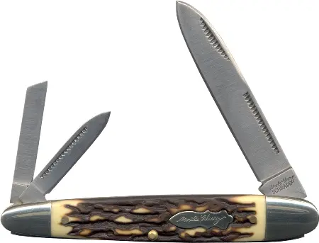 Uncle Henry Cigar Whittler 4-Inch 3-Blade Pocket Knife 1