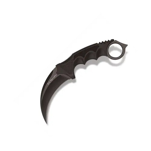 United Honshu Karambit Knife With Black Finish And Tactical Harness 1