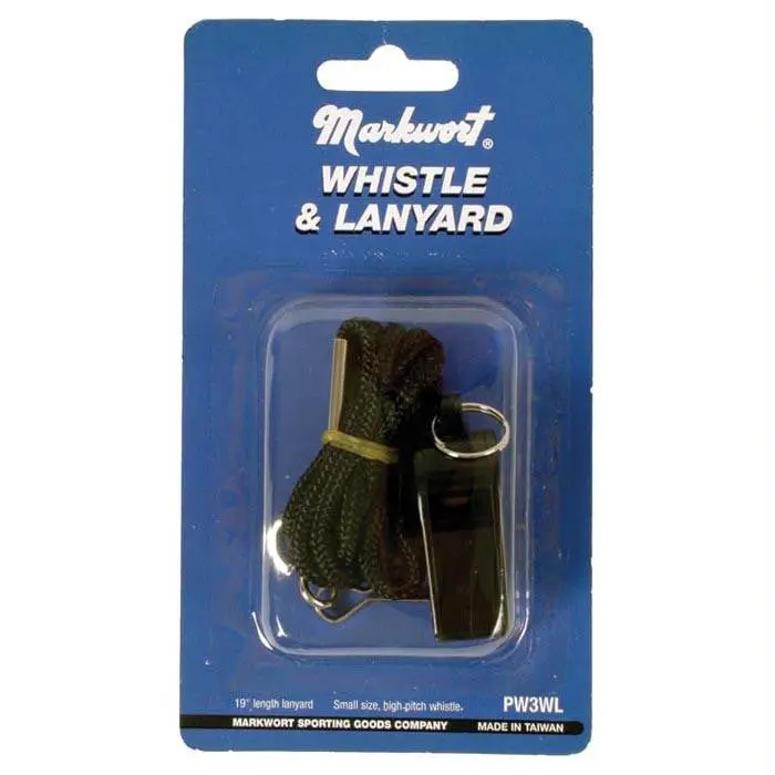 Universal Black Whistle With Adjustable Lanyard 1