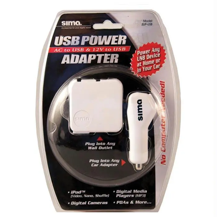 Universal Usb Wall Power Adapter – Compact Design 1