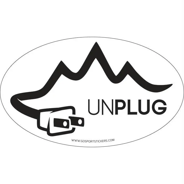 'Unplug & Explore The Mountains' Outdoor Lifestyle Design 1