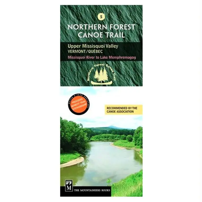 Upper Missisquoi Valley Vermont Trail Map #5 1