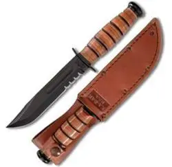 Usa-Made Fighting-Utility Knife – 5.25" Serrated Edge 1