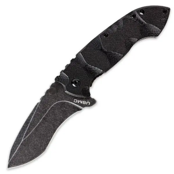 Usmc Black Desert Warrior Assisted-Opening Knife 1