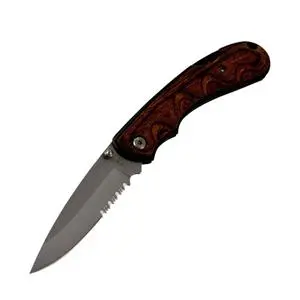 Valiant Ii 4.5-Inch Partially Serrated Folding Knife 1