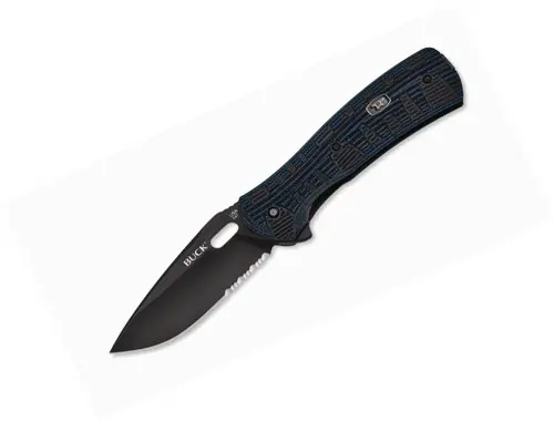 Vantage Force Pro Serrated Tactical Folding Knife – Black 1