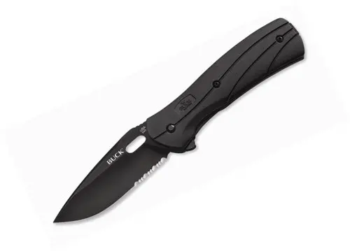 Vantage Force Select Black Folding Knife – Serrated Edge 1