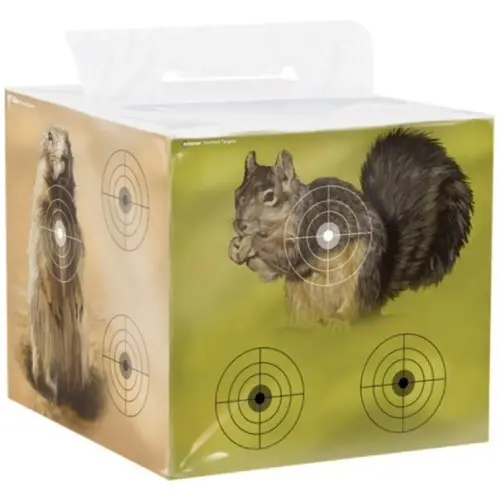Varmint Target Foam Block – 8" X 8", High-Density Black 1