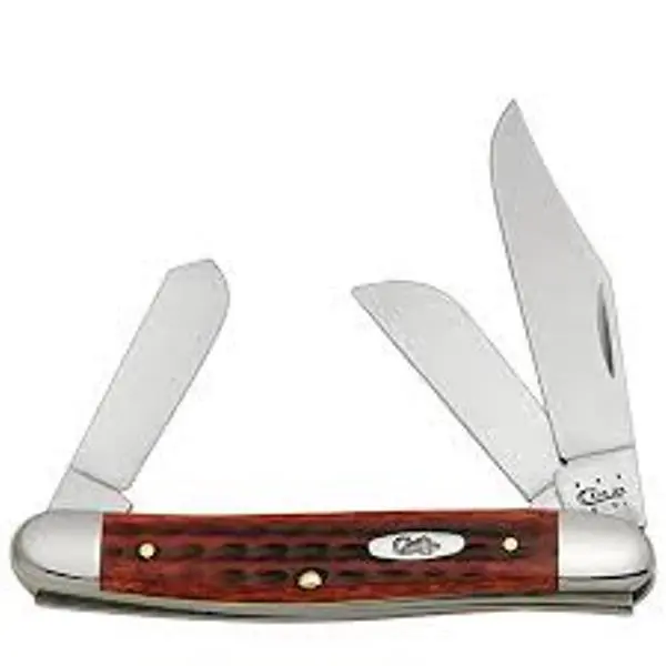 Vintage-Style Old Red Bone Stockman Pocket Knife 1