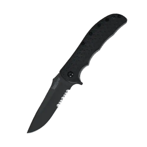Volt Ii Black Folding Knife With Serrated Edge 1