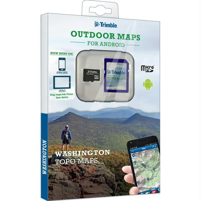 Washington State Topographic Map – Pacific Northwest Trails 1