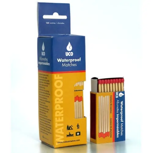 Waterproof Strike-Anywhere Matches – 4-Pack 1