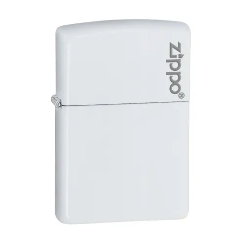 White Matte Zippo Lighter Case 1