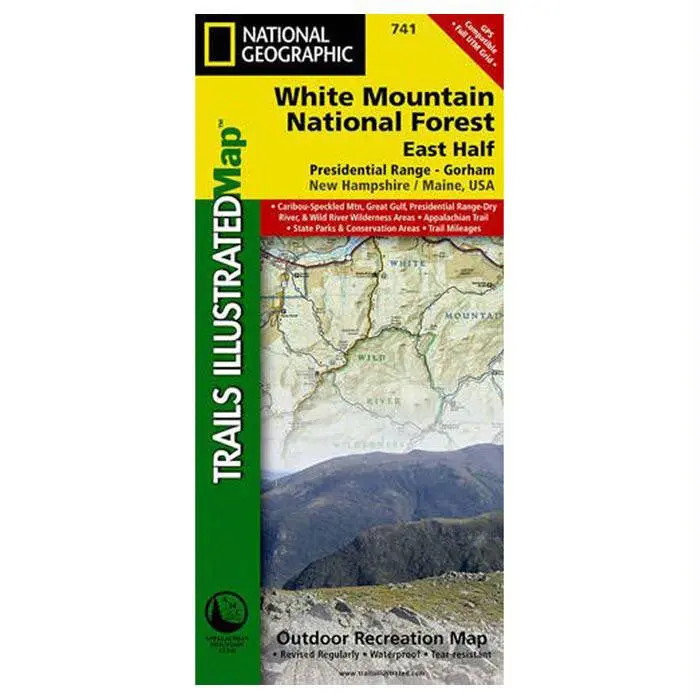 White Mountains National Forest Map – #741 Topographic Guide 1