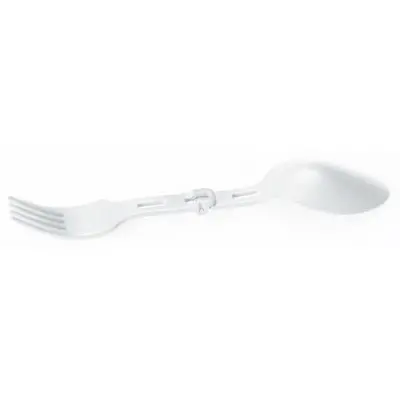 White Polycarbonate Foldable Spork 1