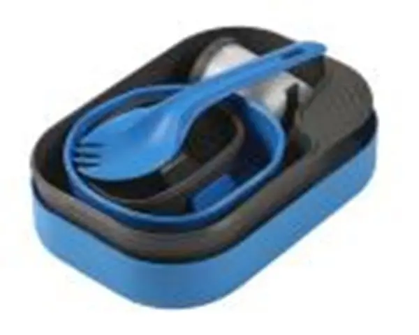 Wildo Camp-A-Box – Light Blue, Includes Spork 1