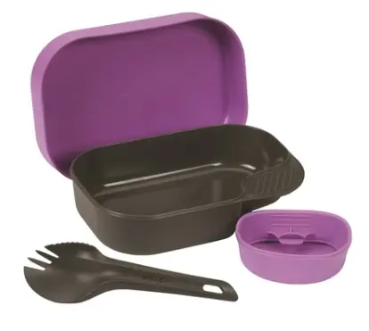 Wildo Camp-A-Box Light – Lilac-Colored Portable Organizer 1