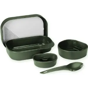 Wildo Camp-A-Box – Olive, Includes Spork 1