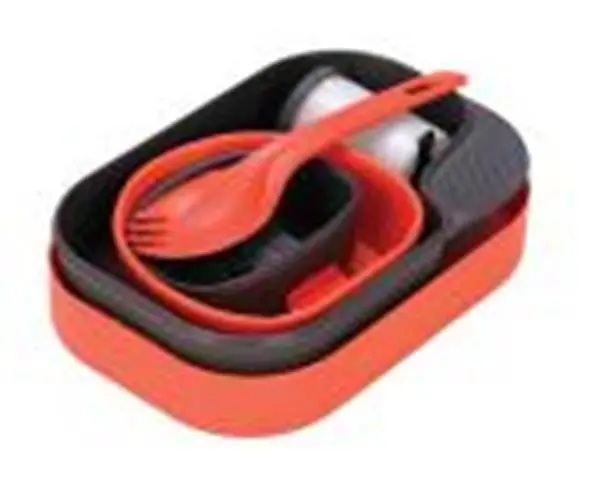 Wildo Camp-A-Box – Orange, Includes Spork 1