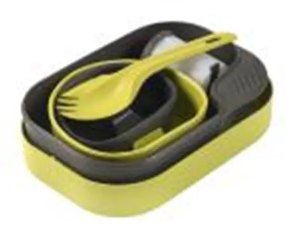 Wildo Camp-A-Box Outdoor Kit With Integrated Spork – Lime Green 1
