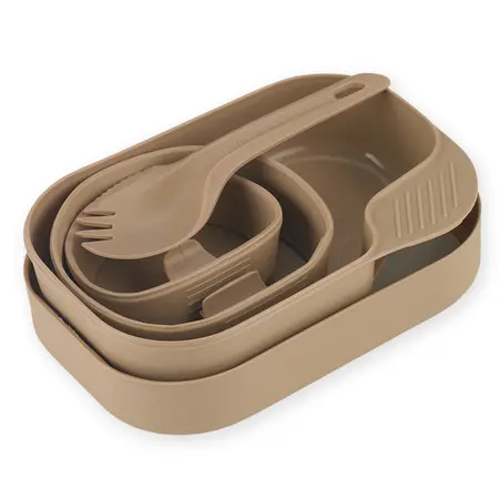 Wildo Camp-A-Box – Tan, Includes Spork 1