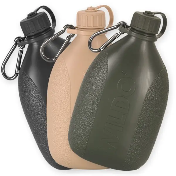 Wildo Hiker Collapsible Bottle In Olive Green 1